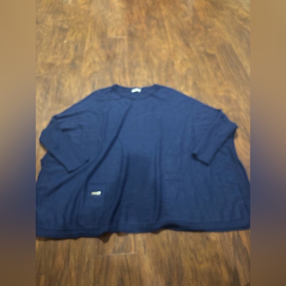 Mersea Catalina Crews Pocket Travel Sweater Deep Water Navy Blue One Size OS - Picture 3 of 6